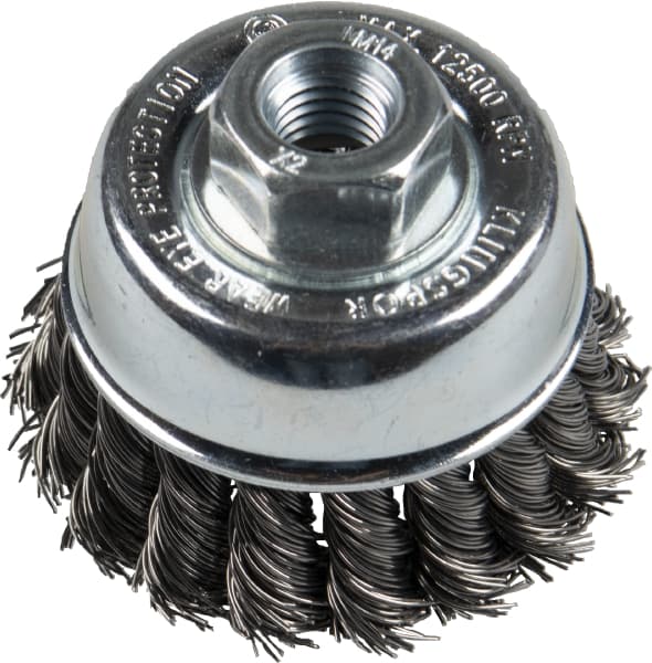 br_bt600z_2.jpg BT 600 Z Perii-cupă răsucită fără inel Number of rows 1, 65 mm Filet M 14 0,35 Oțel, - imagine 1